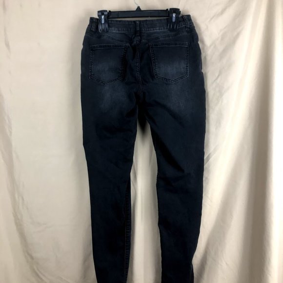 Maurices Denim - Maurices Jeggings Black Faded Size Med Regular